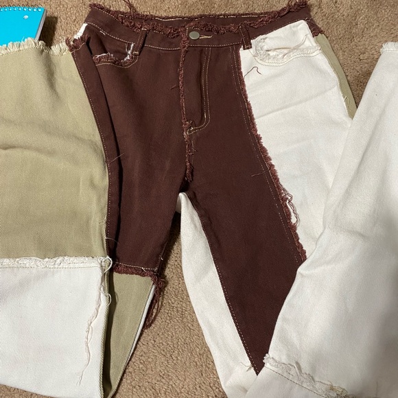 SHEIN colorblock jeans - Picture 2 of 5